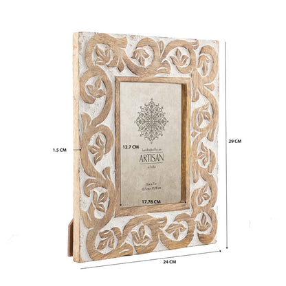 Handcrafted 5x7in 'Bold' Photoframe 29cm - Image 5
