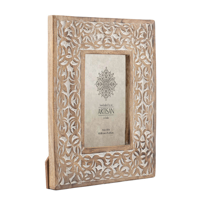 Handcrafted 4x6in 'Barbed' Photoframe 25cm - Image 4