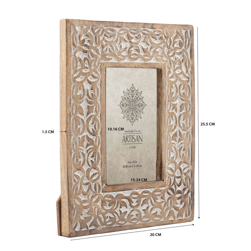 Handcrafted 4x6in 'Barbed' Photoframe 25cm - Image 5