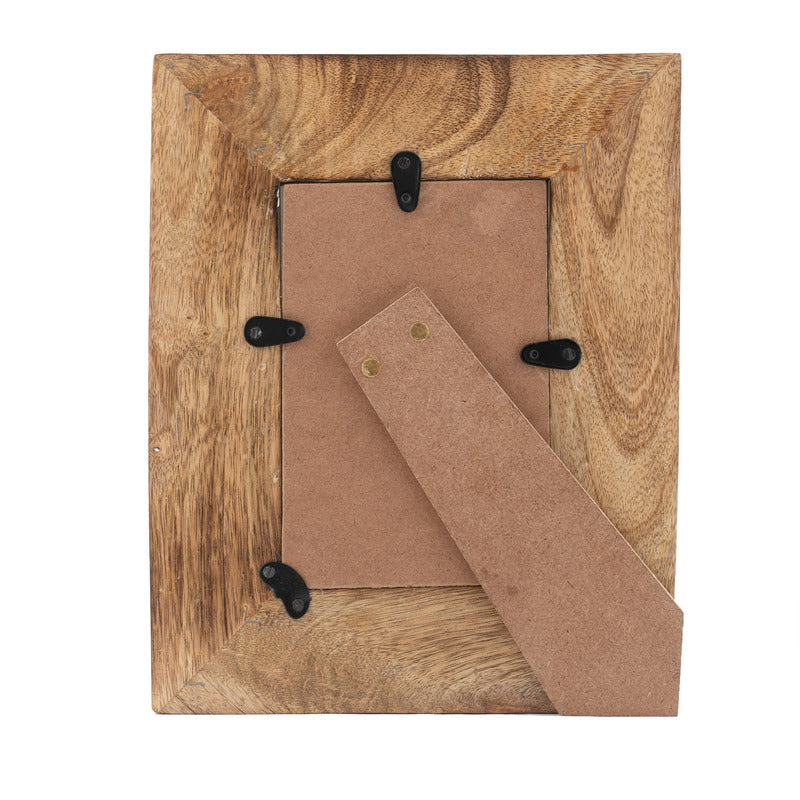 Handcrafted 5x7in 'Quatrefoil' Photoframe 29cm - Image 2