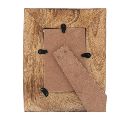 Handcrafted 5x7in 'Quatrefoil' Photoframe 29cm - Image 2