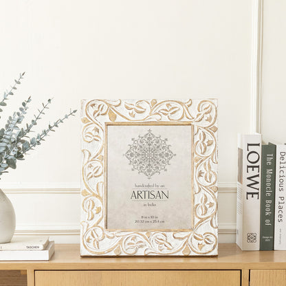 Handcrafted 8x10in 'Swirl' Photoframe 36cm - Image 3