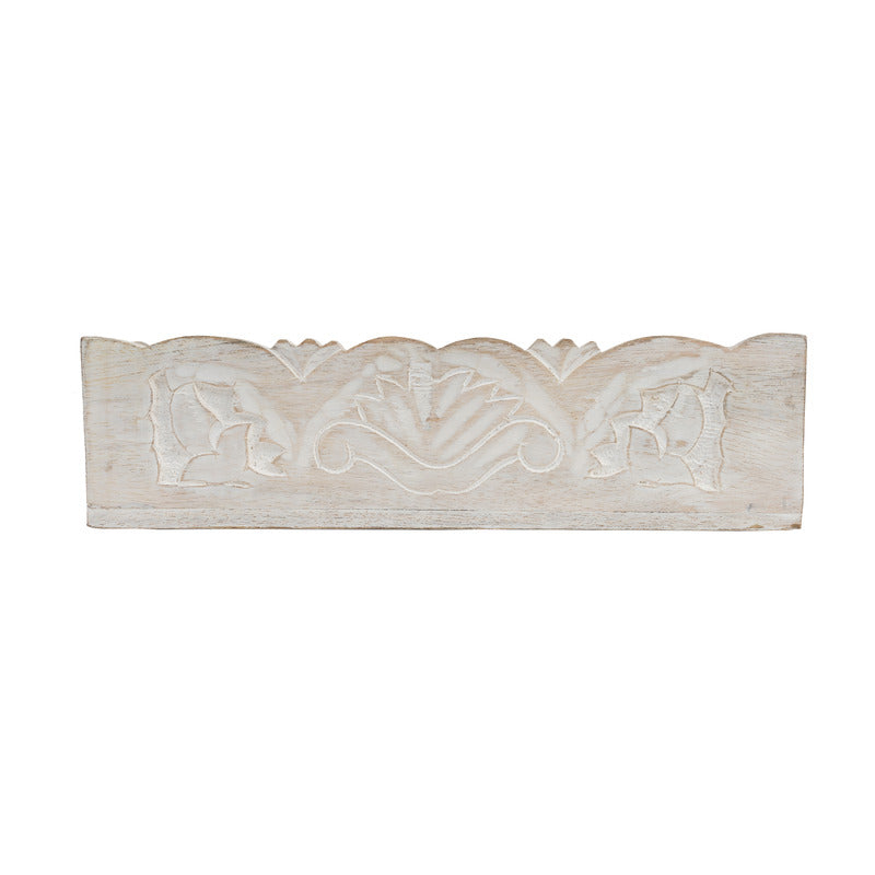 Handcrafted Carved Square Tray 30cm - Image 4