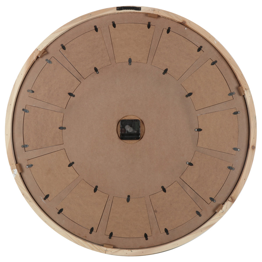 Distressed Photo Gallery Collage Wall Clock 70cm - Image 4