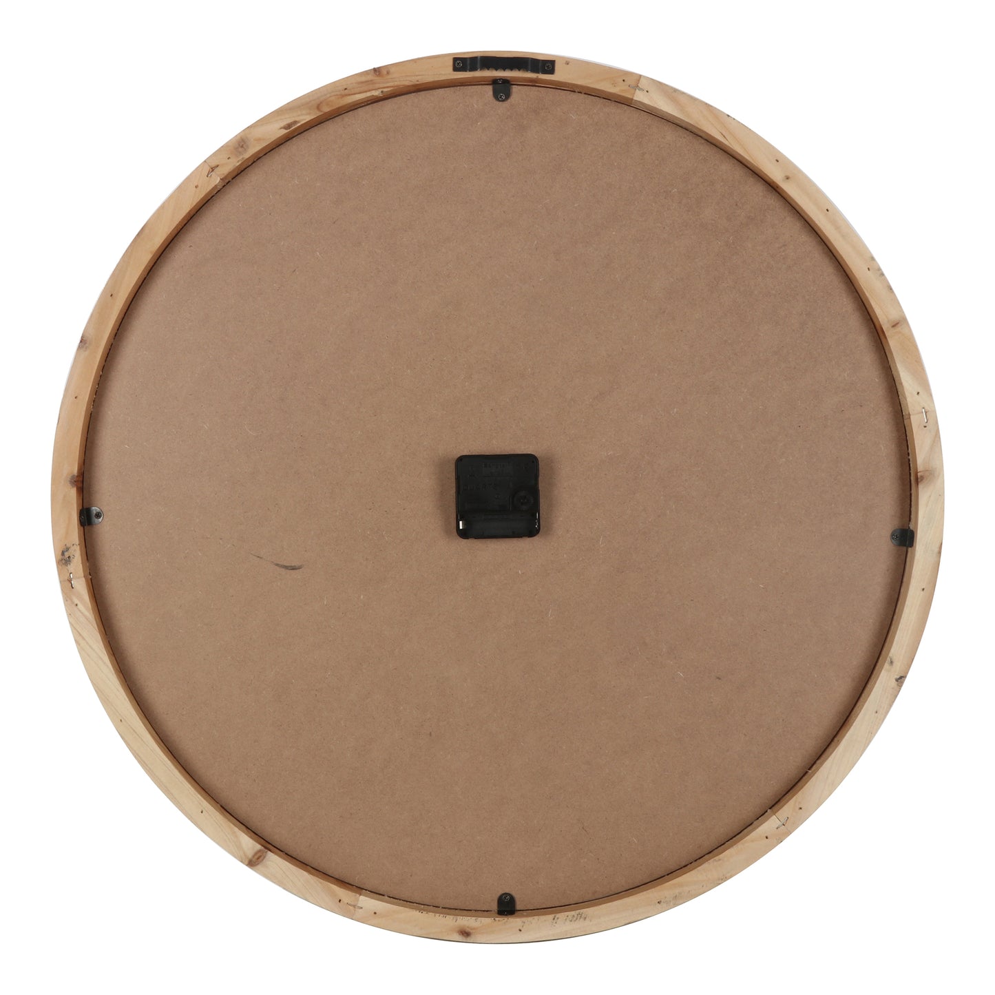Distressed Nordic Glass-Front Wall Clock 60cm - Image 4