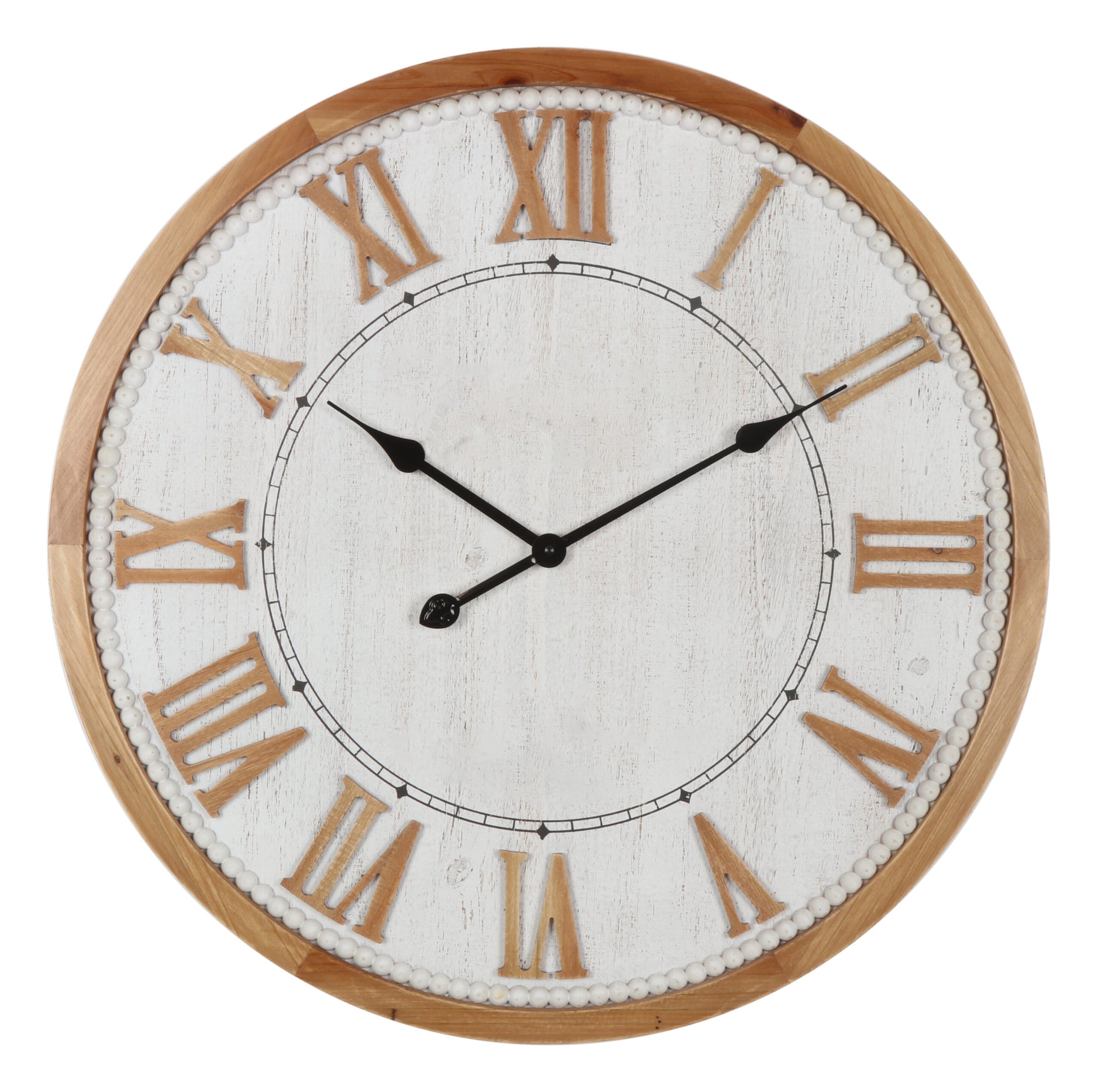 Hamptons Roman Numeral Wall Clock 68x68cm