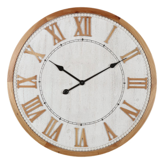 Hamptons Roman Numeral Wall Clock 68x68cm