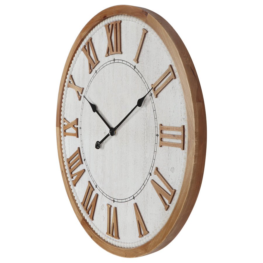 Hamptons Roman Numeral Wall Clock 68x68cm - Image 3
