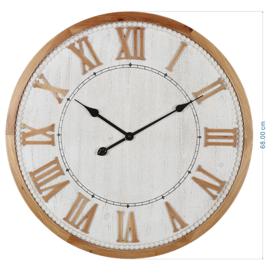 Hamptons Roman Numeral Wall Clock 68x68cm - Image 5