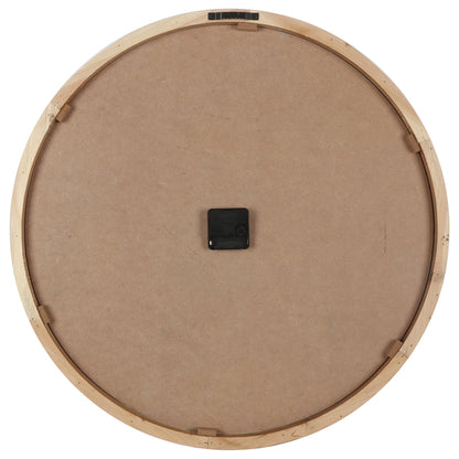 Contemporary Grey Timber Wall Clock 60cm - Image 4