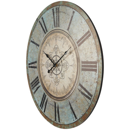 French Provincial Fleur Wall Clock 60cm - Image 3