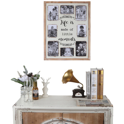 Happy Place' Wall Hanging Photo Gallery Collage 42x57cm - Image 4