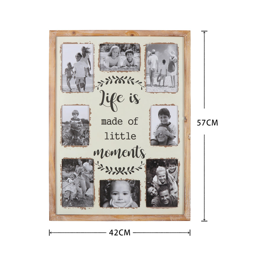 Happy Place' Wall Hanging Photo Gallery Collage 42x57cm - Image 5