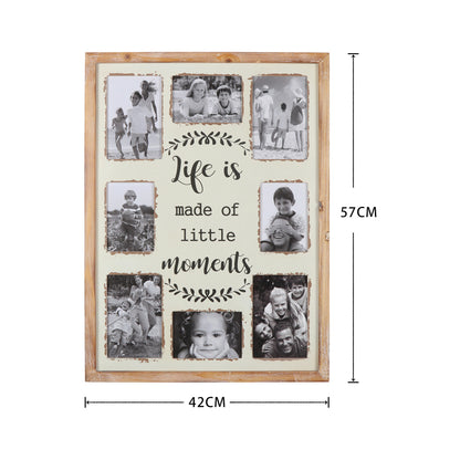 Happy Place' Wall Hanging Photo Gallery Collage 42x57cm - Image 5