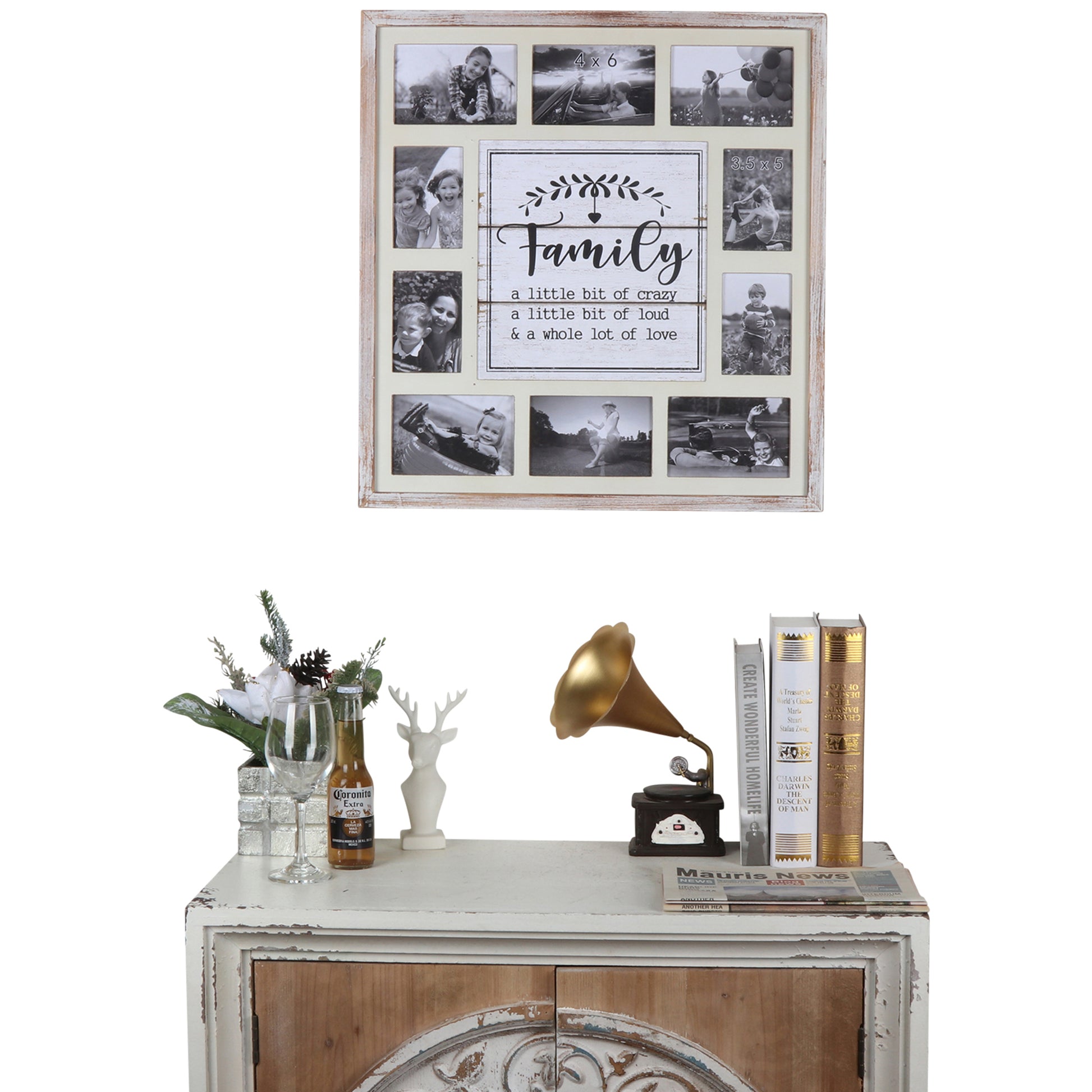 Family' Wall Hanging Photo Gallery Collage 55x59cm - Image 4