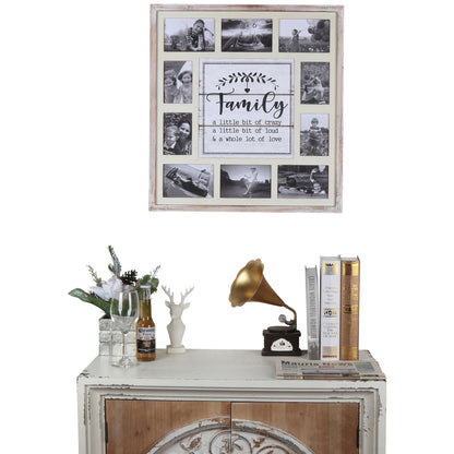 Family' Wall Hanging Photo Gallery Collage 55x59cm - Image 4