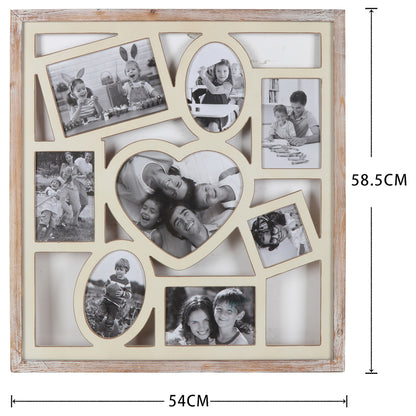 Framed Wall Hanging Photo Gallery Collage 54x58cm - Image 5