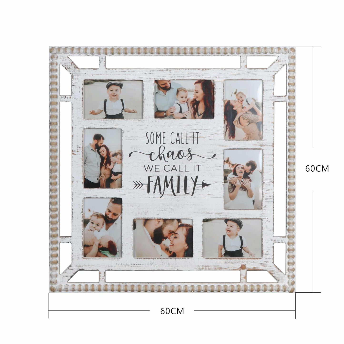 We Call It Family' Wall Hanging Photo Gallery Collage 60cm - Image 4