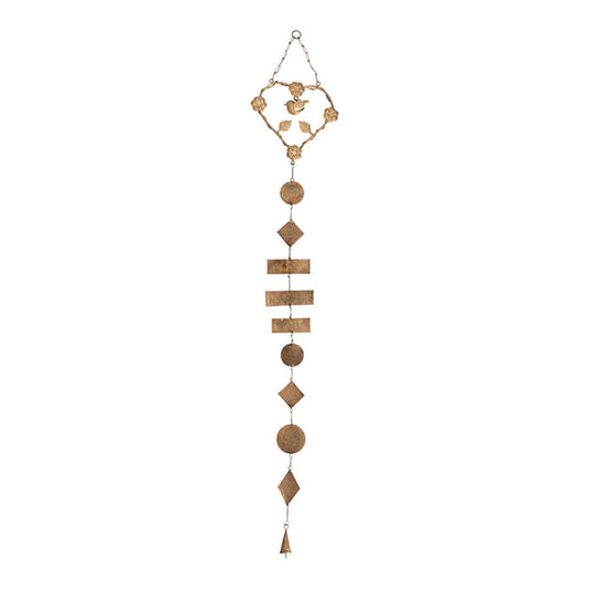 Heart w Bird & Shapes Hanging Mobile 142cm