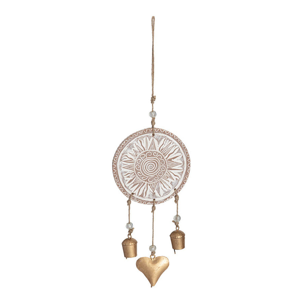 Mandala w Heart & Bells Mobile 65cm