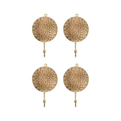 Set 4 Circular Mandala Wall Hooks 21cm - Image 2