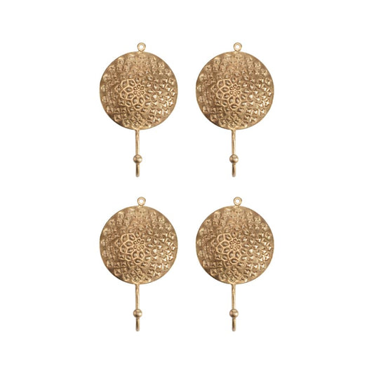 Set 4 Circular Mandala Wall Hooks 21cm - Image 2