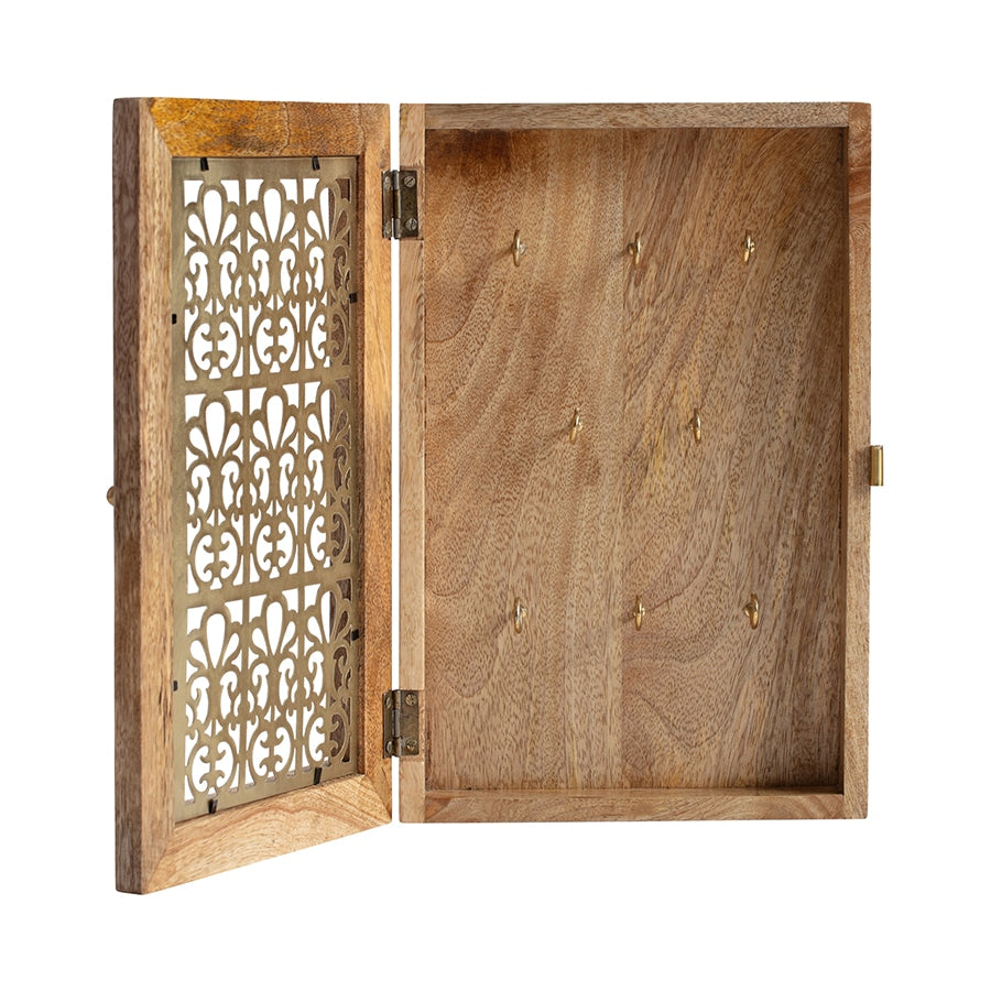 Handcrafted Fleur Keybox 33cm