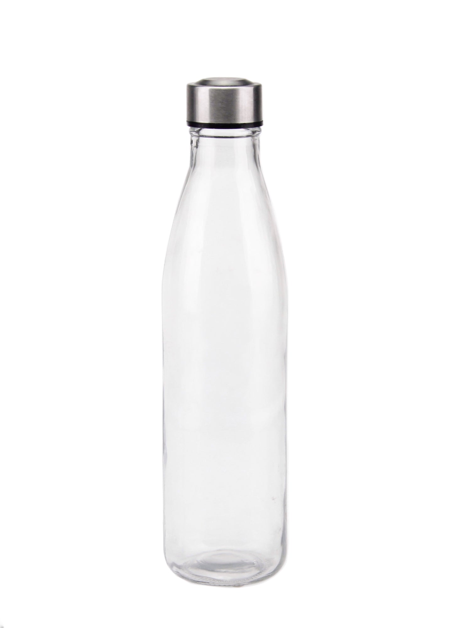 bulk 12 Clear Glass Water Bottle 1L Assorted 31cm
