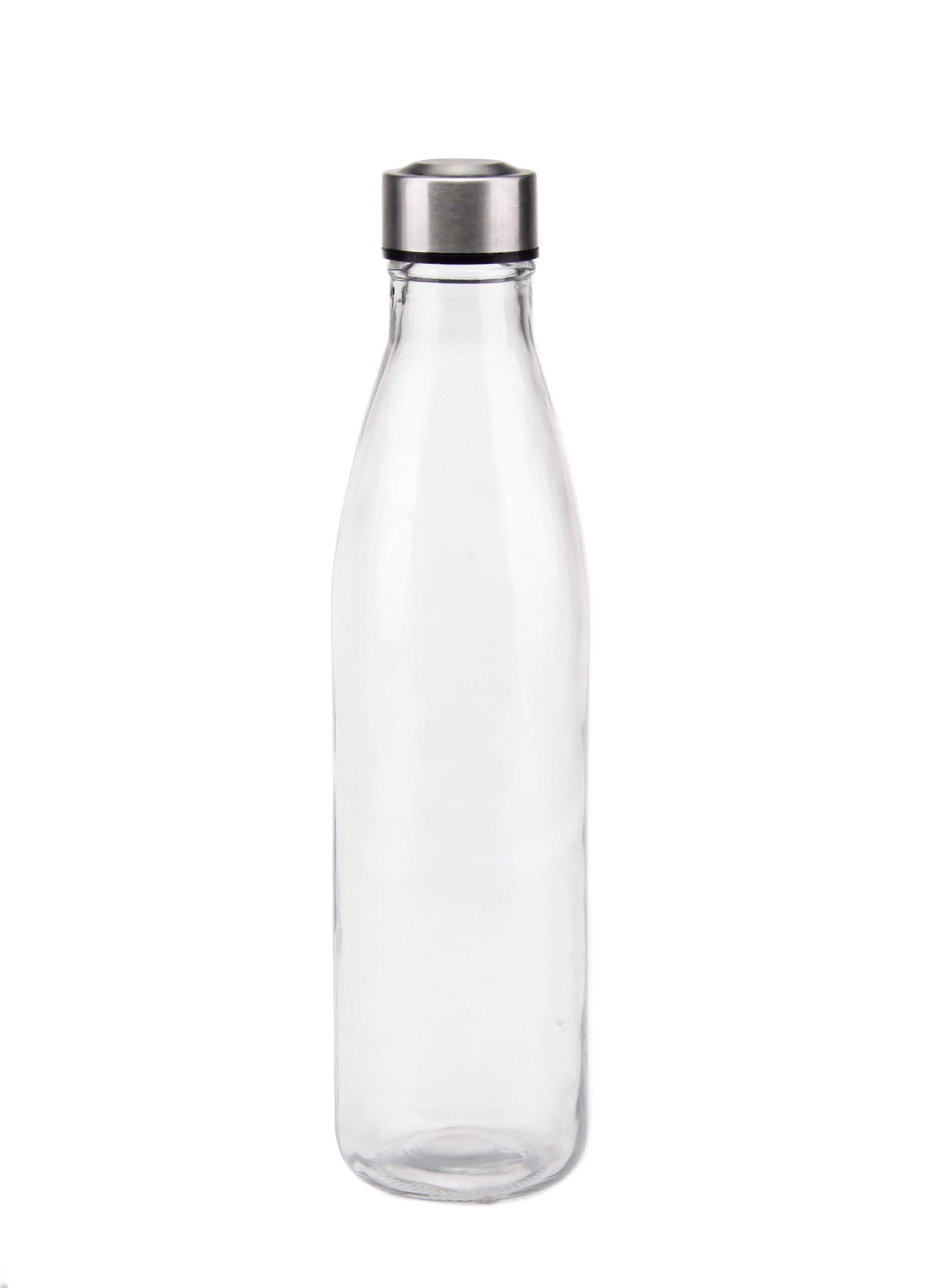 bulk 12 Clear Glass Water Bottle 1L Assorted 31cm