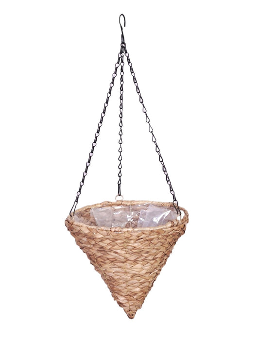Water Hyacinth Hanging Cone Planter 25cm