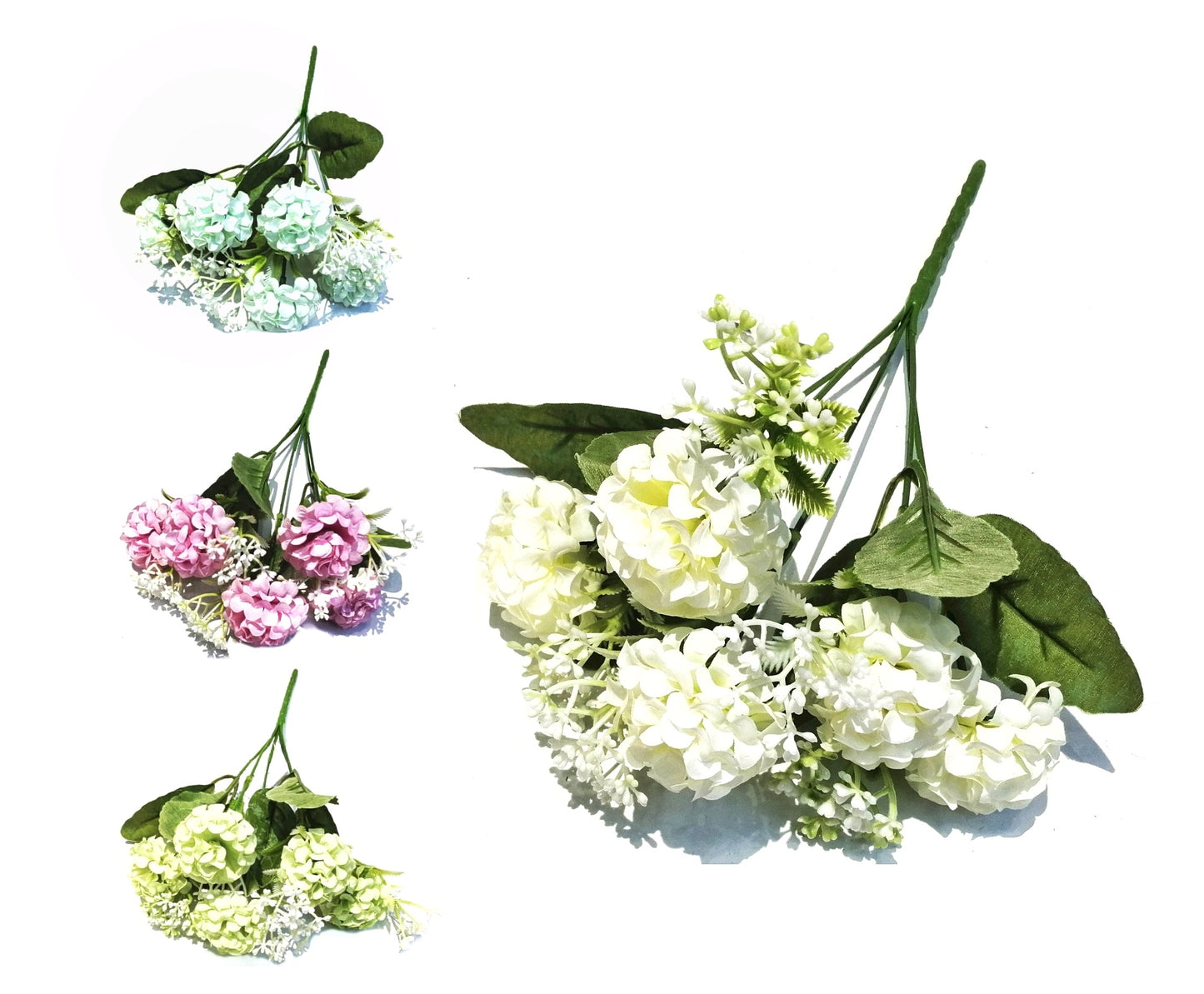 bulk 36 Artificial Chrysanthemun Bunch 4 27cm