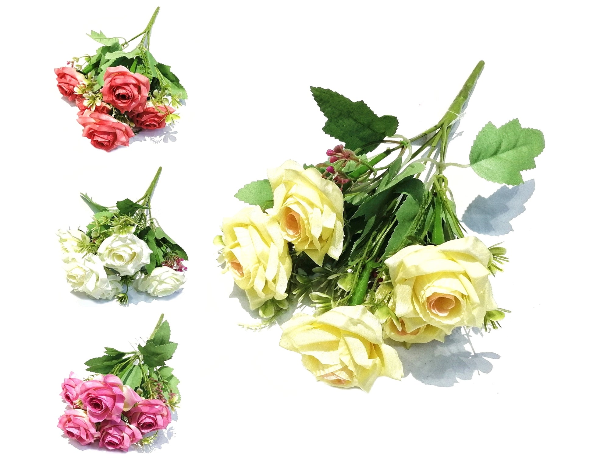 bulk 36 Artificial Rose Bunch 32cm