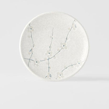 Tapas Plate 17cm White Blossom Glaze - Image 4
