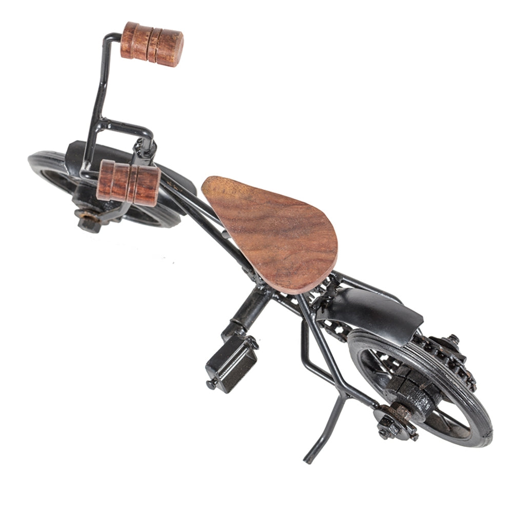 Vintage Black Bicycle 25cm - Image 2