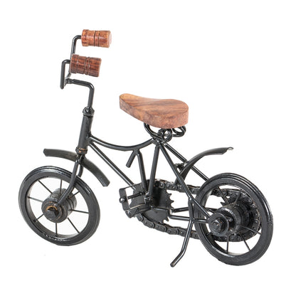 Vintage Black Bicycle 25cm - Image 4