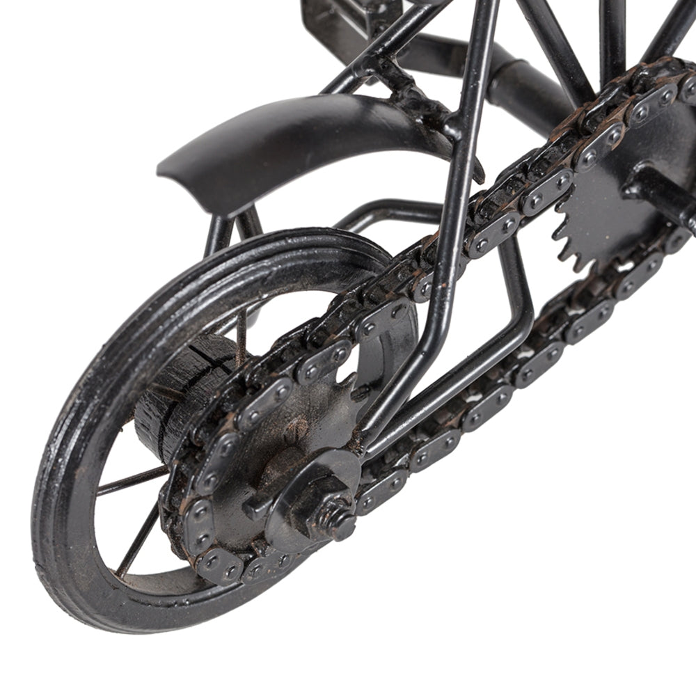 Vintage Black Bicycle 25cm - Image 3
