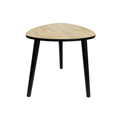 Contemporary Abstract 3 Legged Side Table 40cm - Image 2