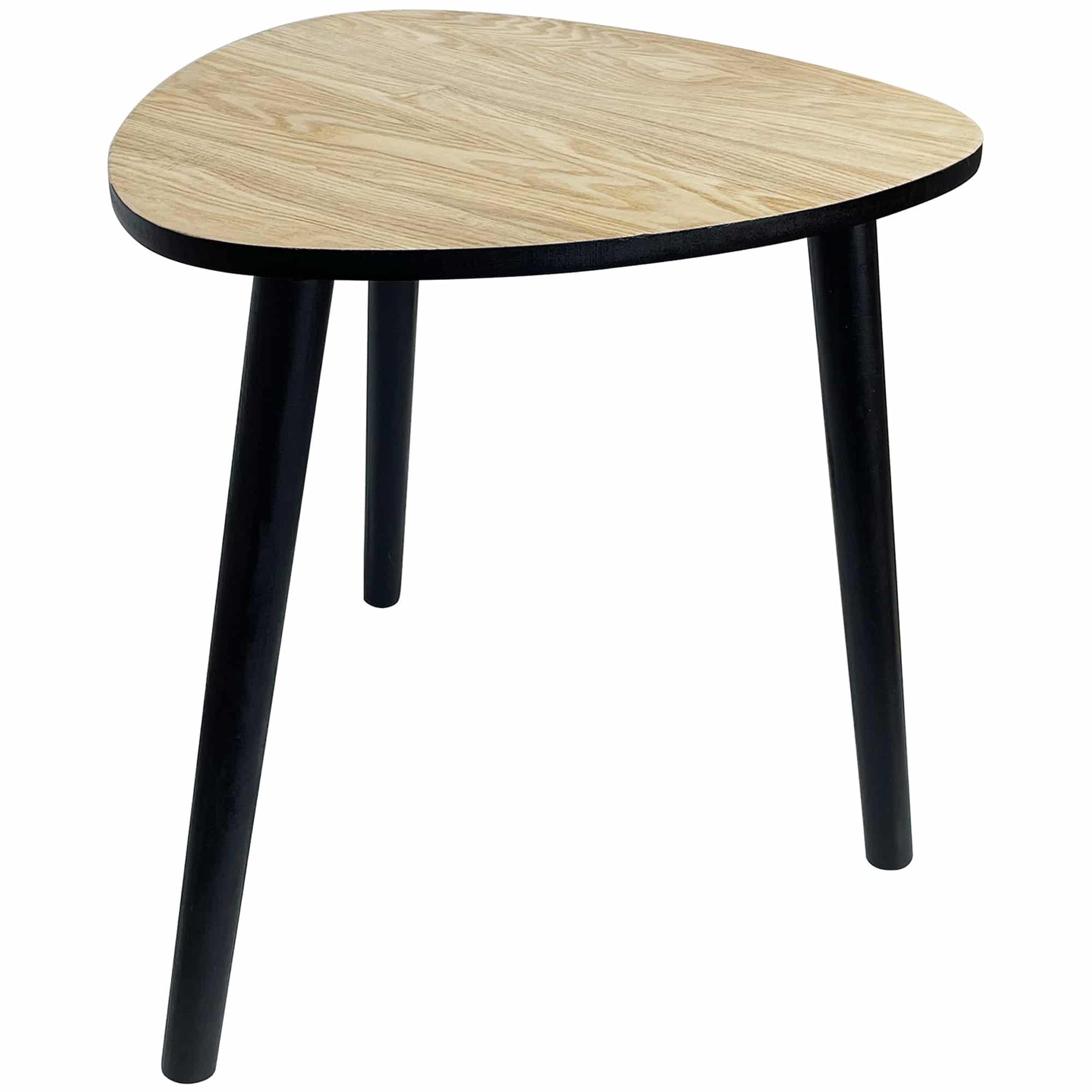 Contemporary Abstract 3 Legged Side Table 40cm - Image 3