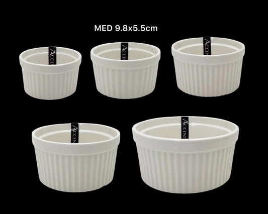 bulk 36 Medium New Bone China Ramekin 10cm