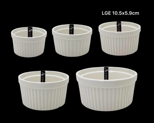 bulk 36 Large New Bone China Ramekin 10cm