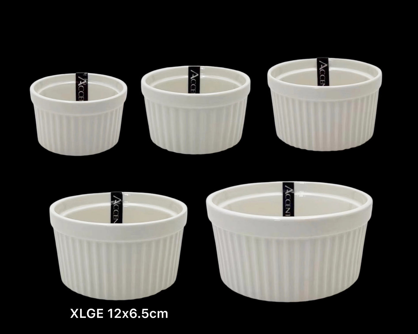 bulk 36 Xlarge New Bone China Ramekin 12cm