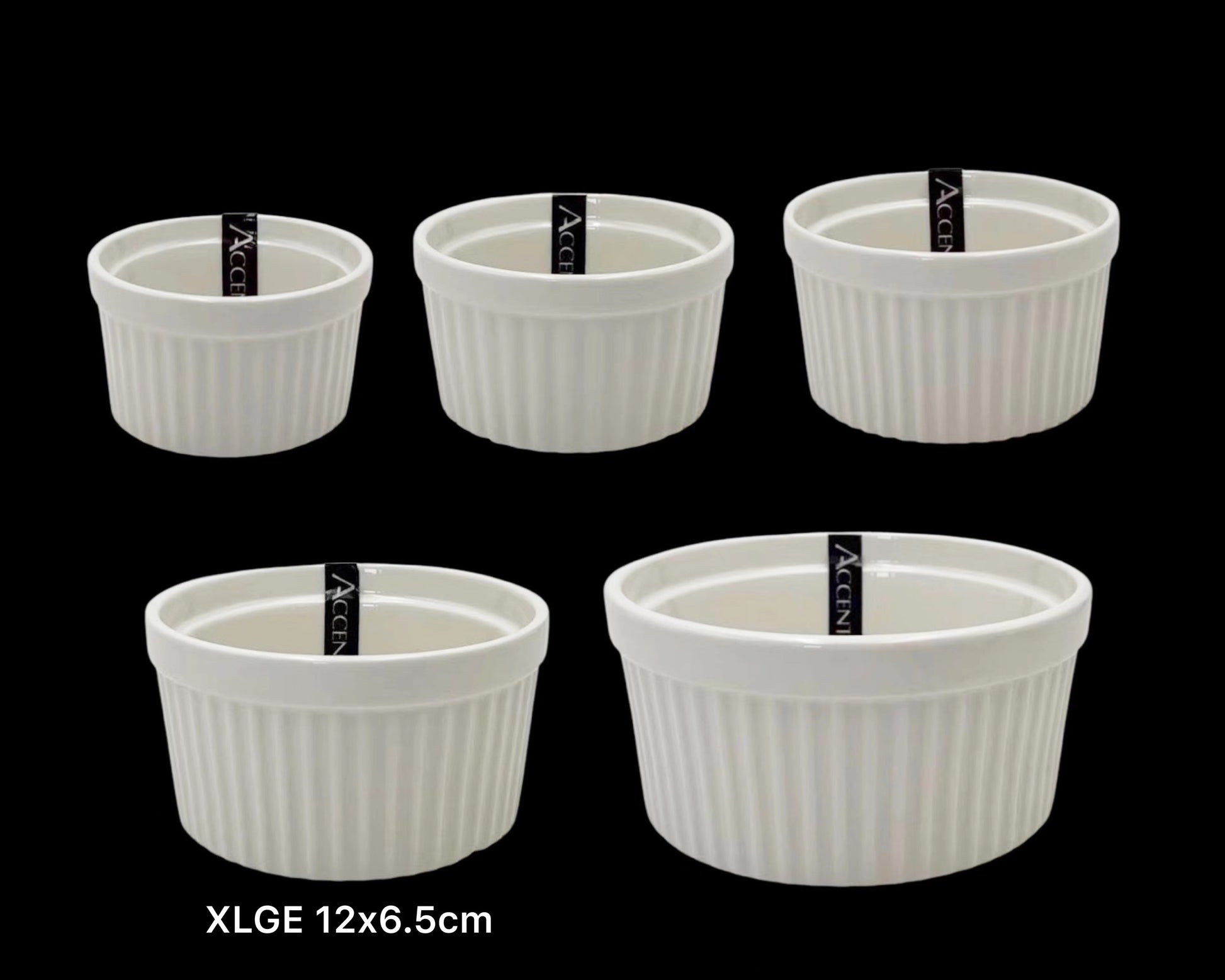 bulk 36 Xlarge New Bone China Ramekin 12cm