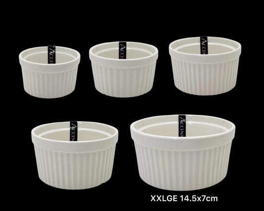 bulk 24 Xxlarge New Bone China Ramekin 14cm