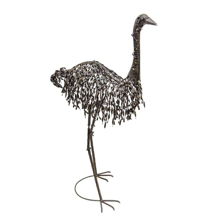 Metal Mrs Emu Garden Statue 55x92cm - Image 3