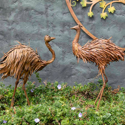 Set 2 Large Assorted Emus Garden Statue 37x58cm - Image 5