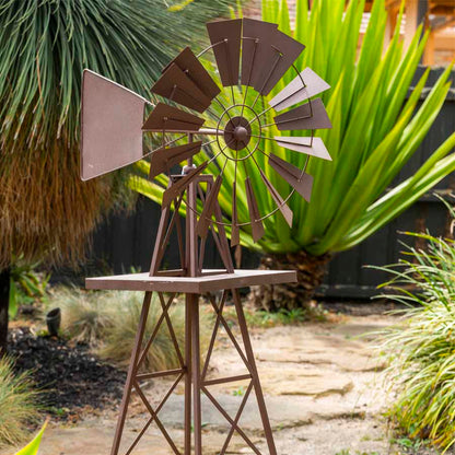 Large Rust Windmill 118cm - Image 5