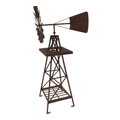 Large Rust Windmill 118cm - Image 3