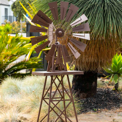 Large Rust Windmill 118cm - Image 4
