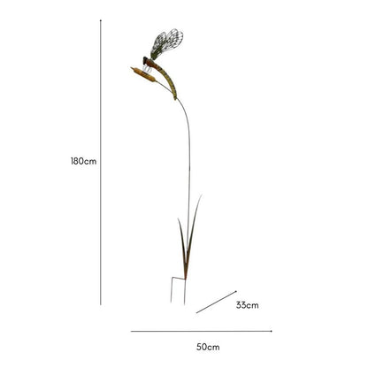 Colour Dragonfly Garden Stake 180cm - Image 5