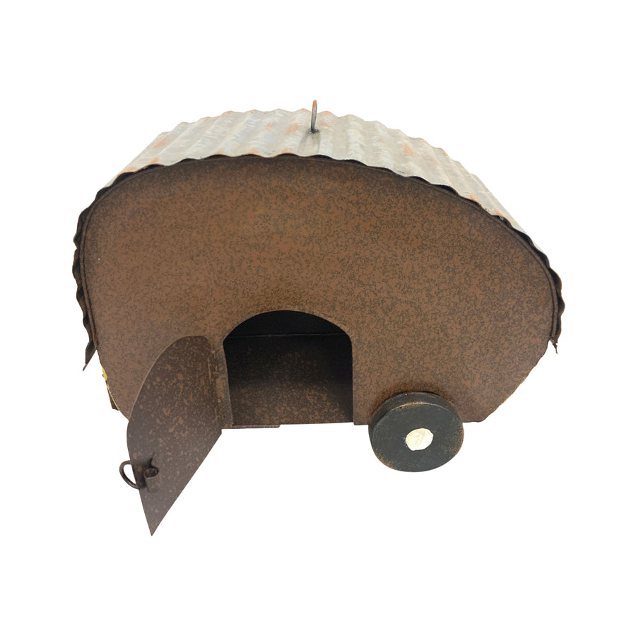 Colourful Caravan Hanging Birdhouse 30cm - Image 4